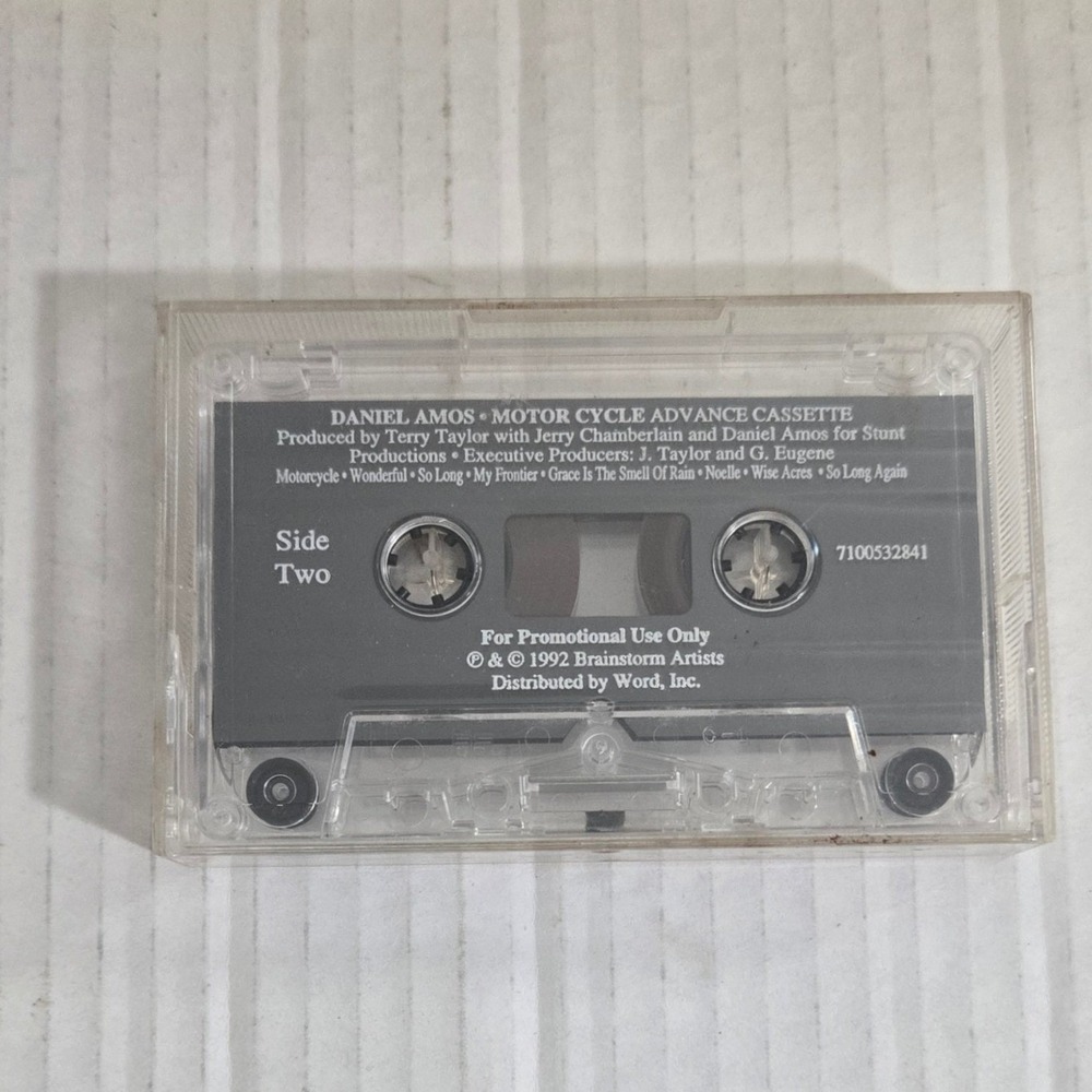Daniel Amos Motor Cycle Advance Cassette Tape 1992 PROMO Terry Taylor Alt Rock